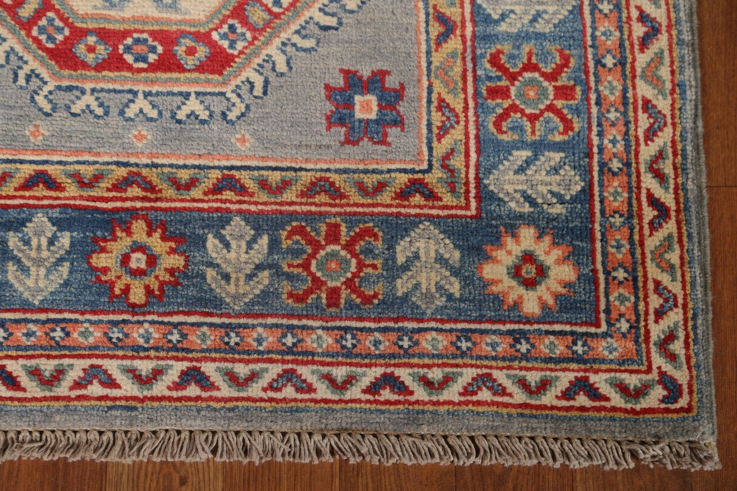 Geometric Kazak Oriental Runner Rugs 3x10