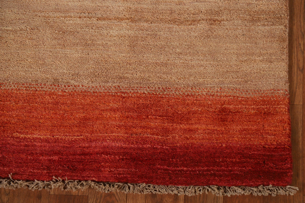 Modern Gabbeh Kashkoli Wool Area Rug 2x4