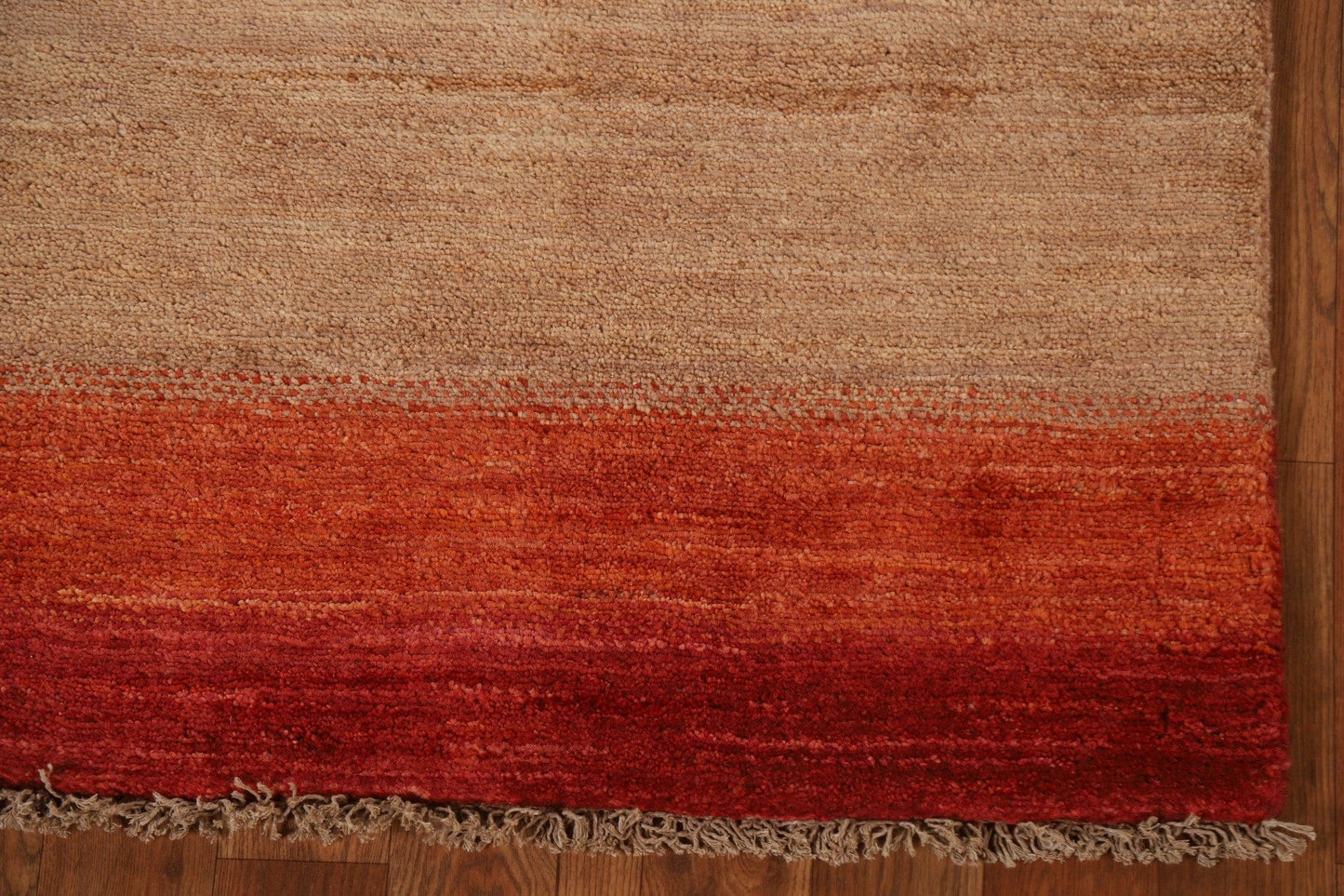 Modern Gabbeh Kashkoli Wool Area Rug 2x4