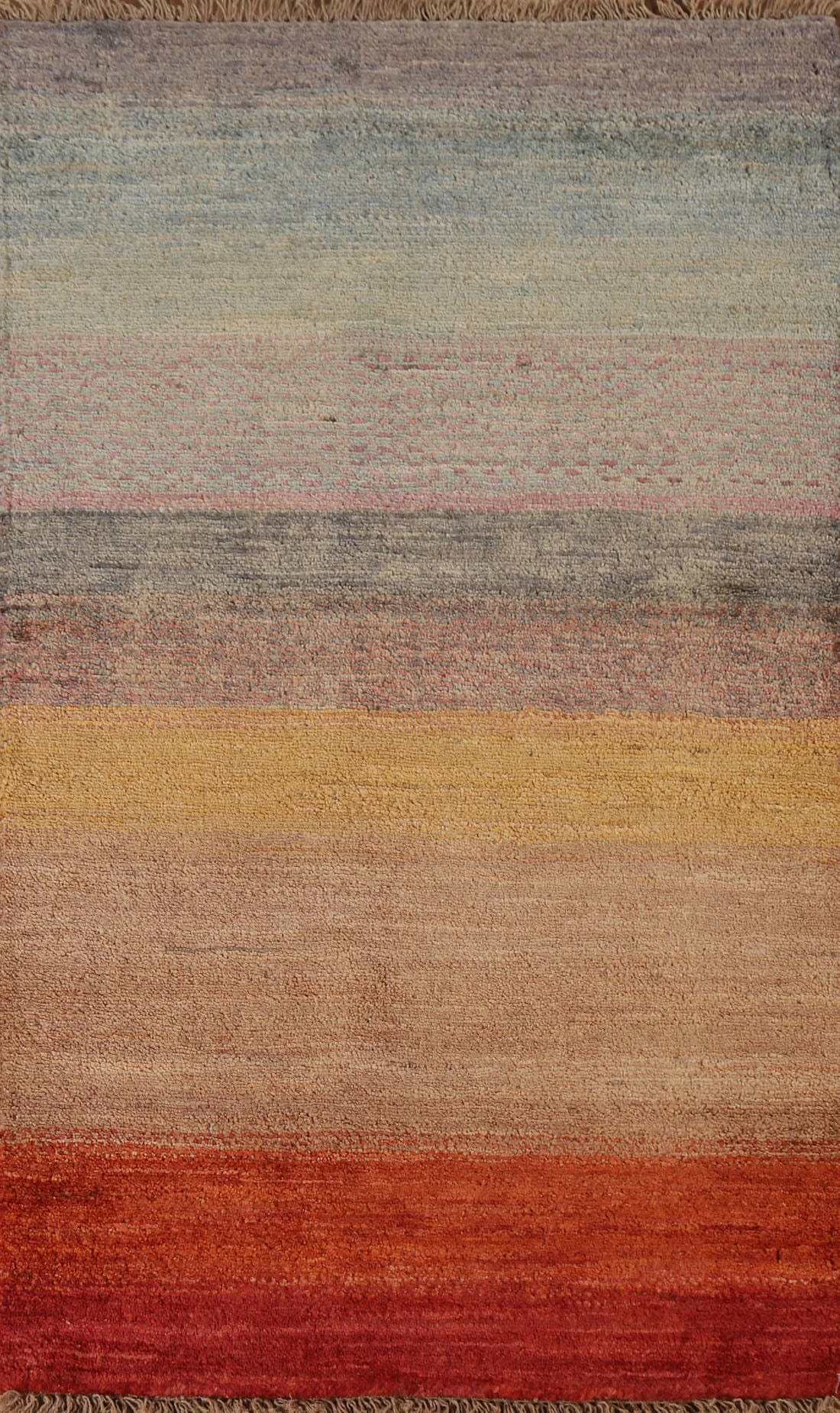 Striped Gabbeh Kashkoli Contemporary Rug 2x4