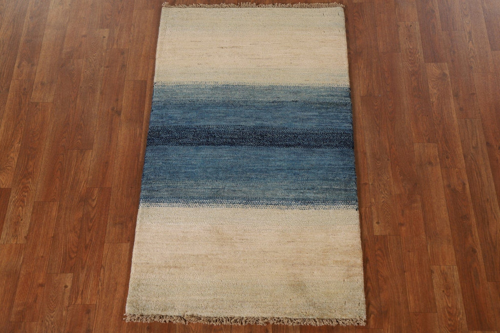 Striped Gabbeh Kashkoli Oriental Rug 2x4