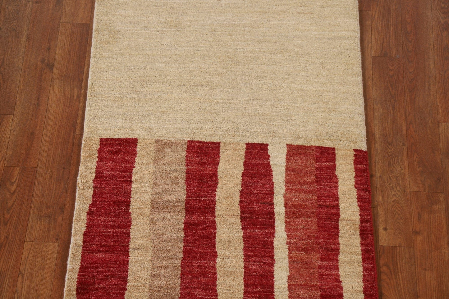 Ivory Gabbeh Kashkoli Oriental Rug 2x4