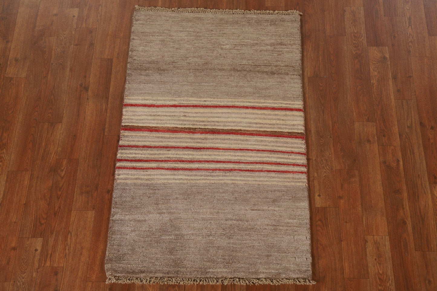 Striped Gabbeh Kashkoli Oriental Rug 2x4