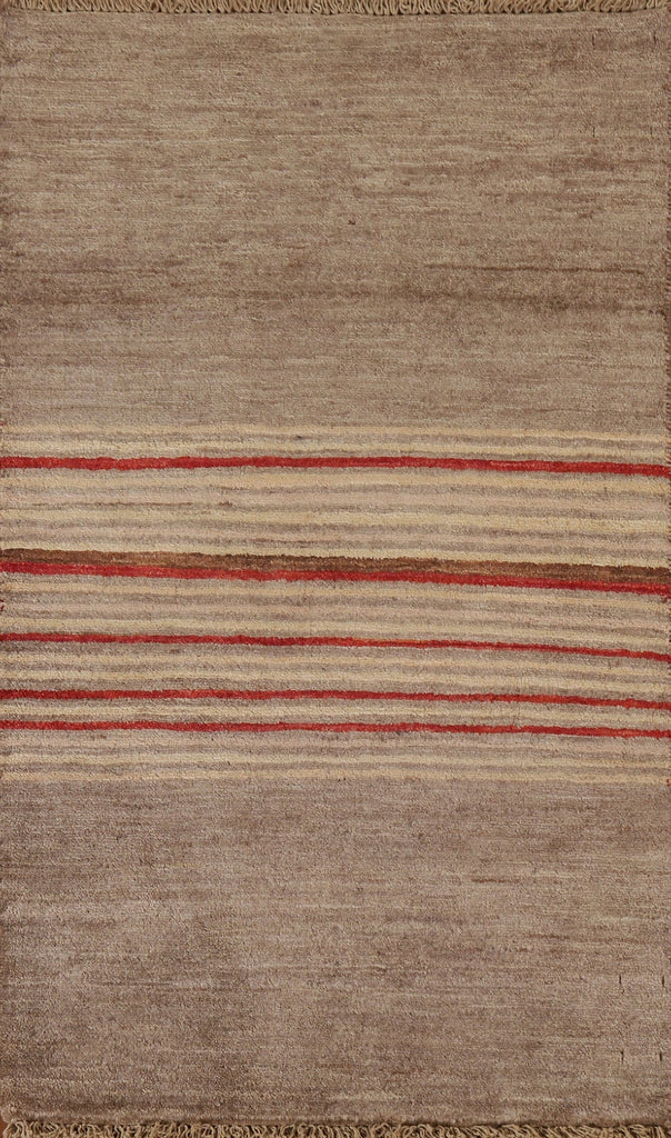 Striped Gabbeh Kashkoli Oriental Rug 2x4