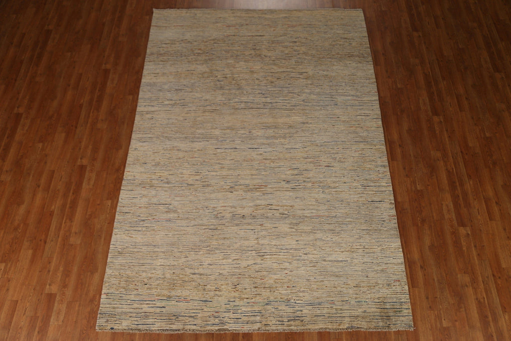 Striped Gabbeh Kashkoli Oriental Area Rug 7x10