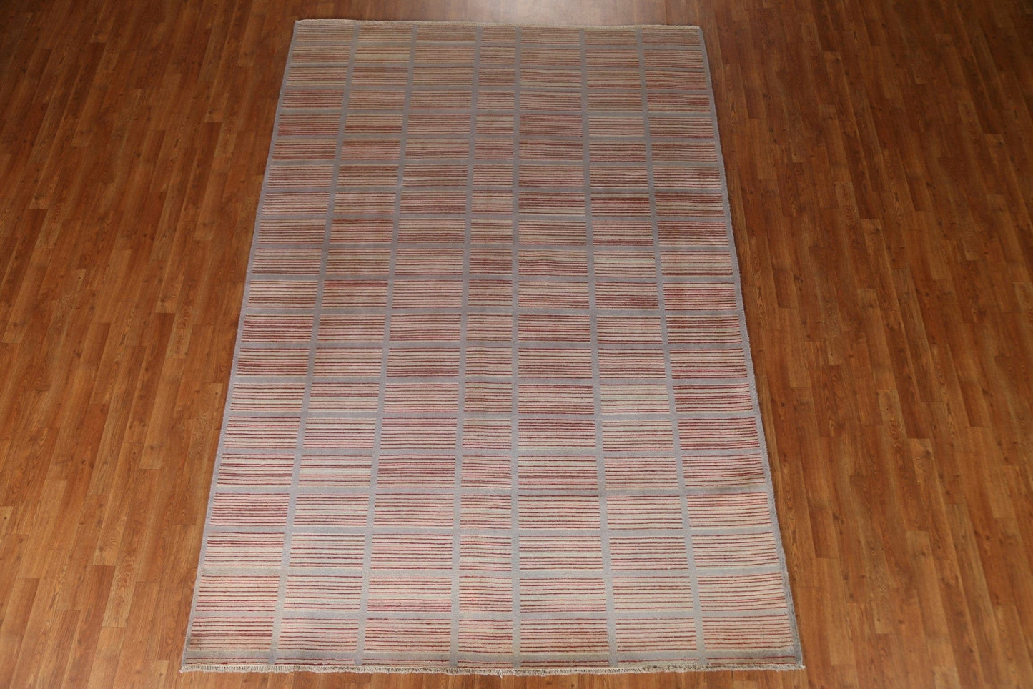 Striped Gabbeh Kashkoli Modern Area Rug 7x10