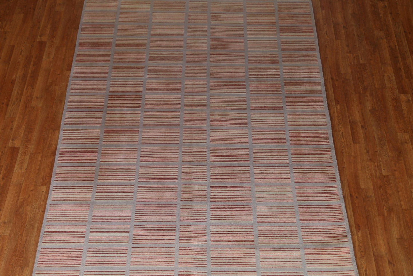 Striped Gabbeh Kashkoli Modern Area Rug 7x10