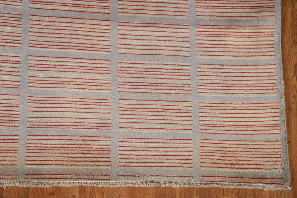 Striped Gabbeh Kashkoli Modern Area Rug 7x10