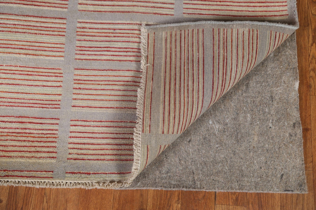 Striped Gabbeh Kashkoli Modern Area Rug 7x10