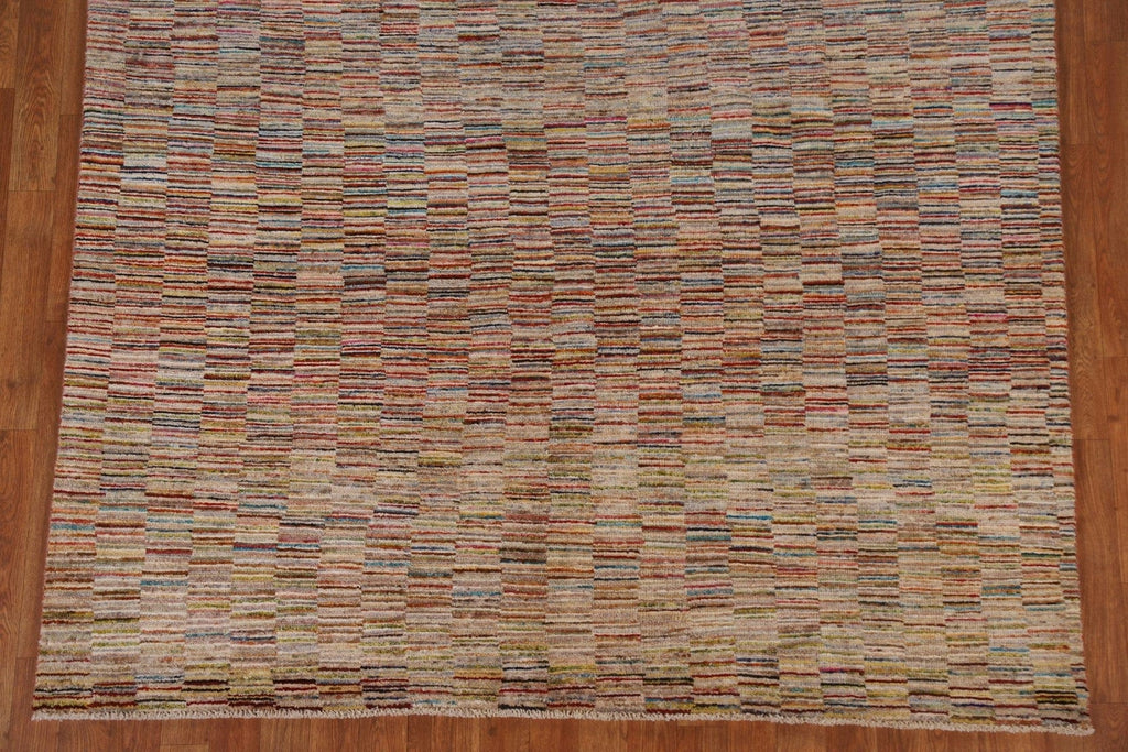 Striped Gabbeh Kashkoli Oriental Area Rug 6x8