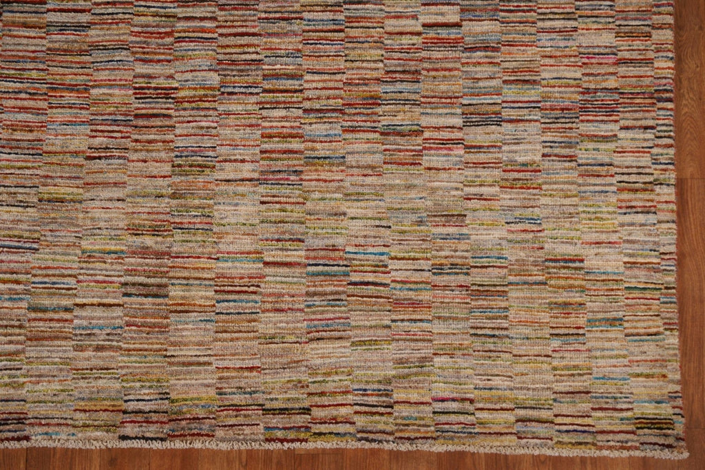 Striped Gabbeh Kashkoli Oriental Area Rug 6x8