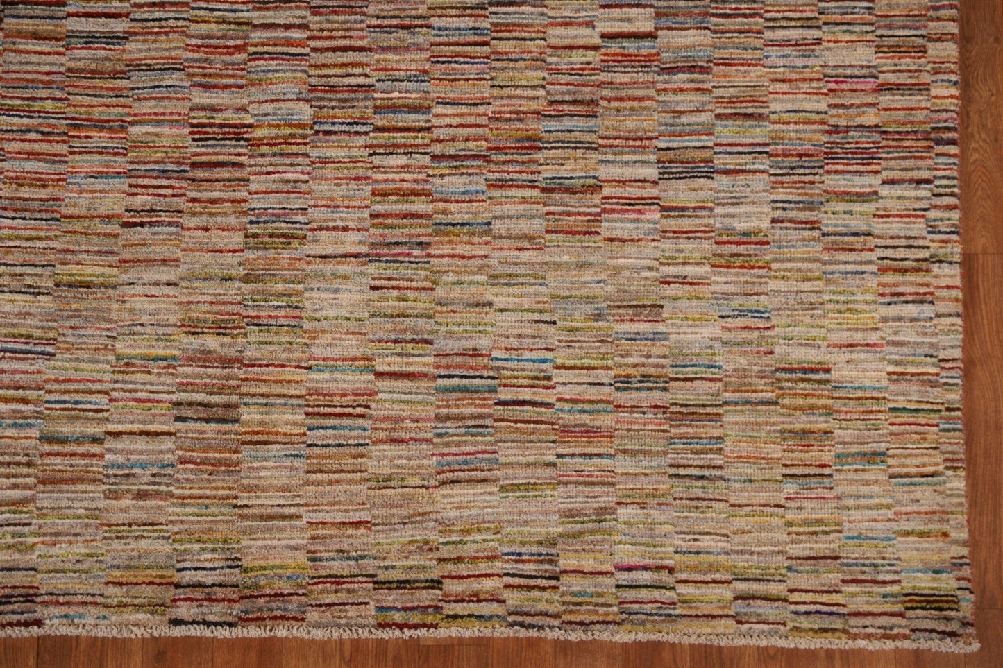 Striped Gabbeh Kashkoli Oriental Area Rug 6x8