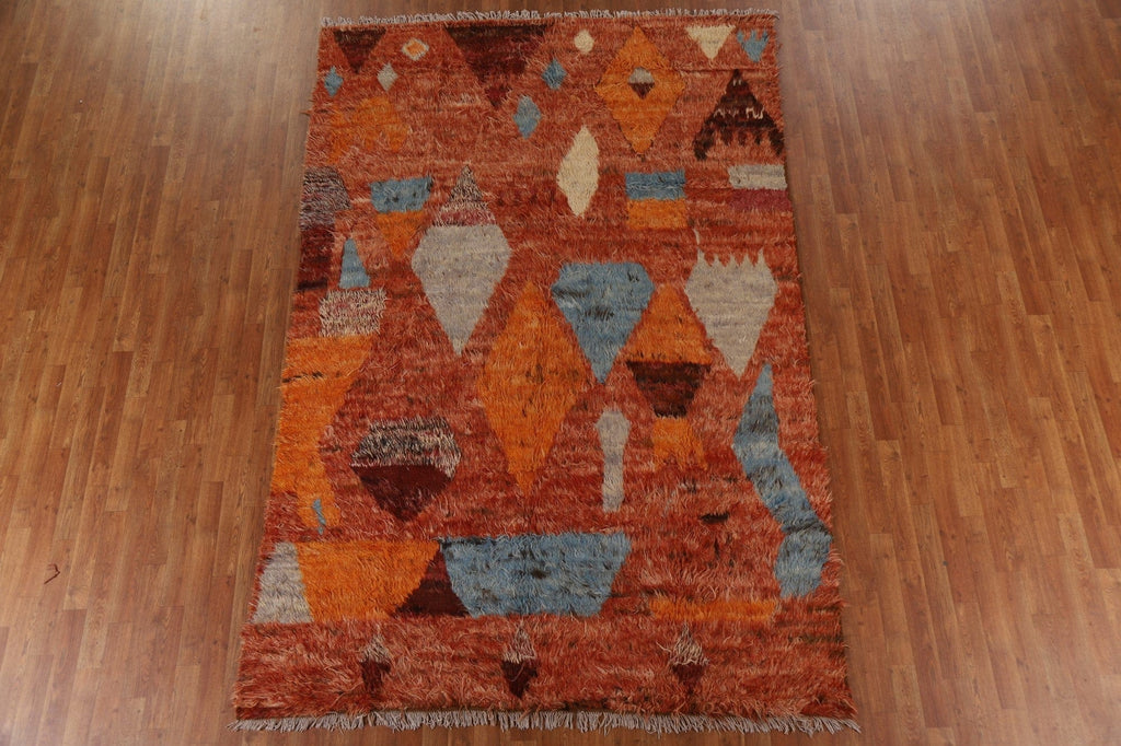 Tribal Moroccan Berber Area Rug 7x10