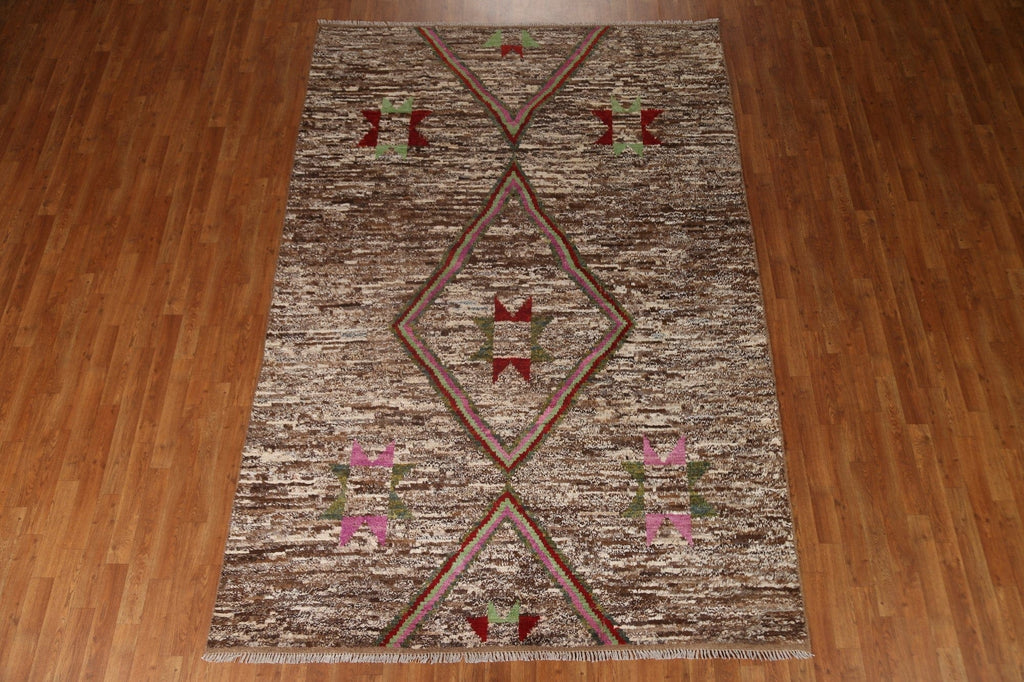 Geometric Moroccan Oriental Area Rug 7x10