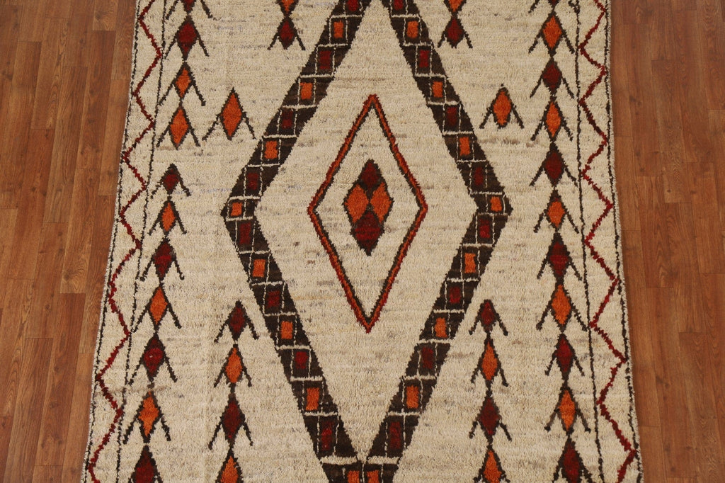 Tribal Moroccan Oriental Area Rug 5x8