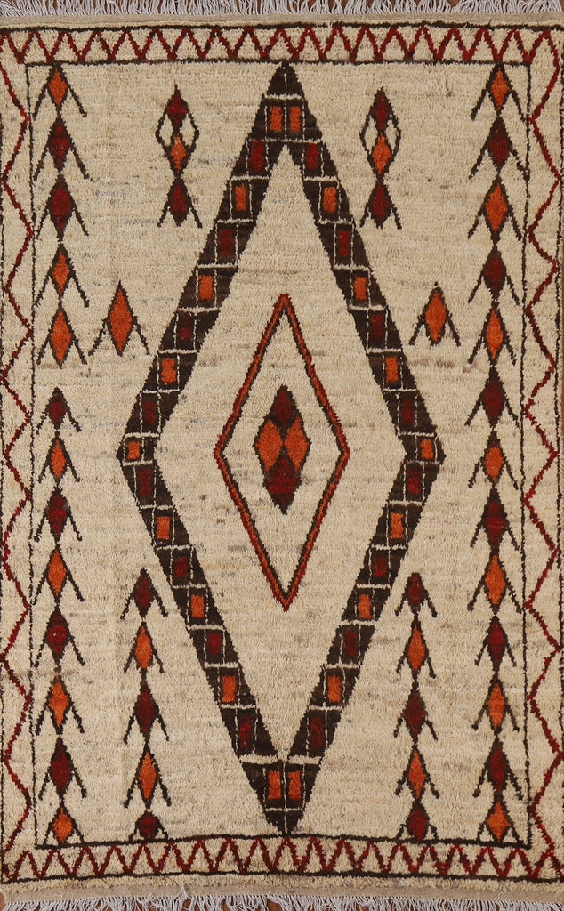 Tribal Moroccan Oriental Area Rug 5x8