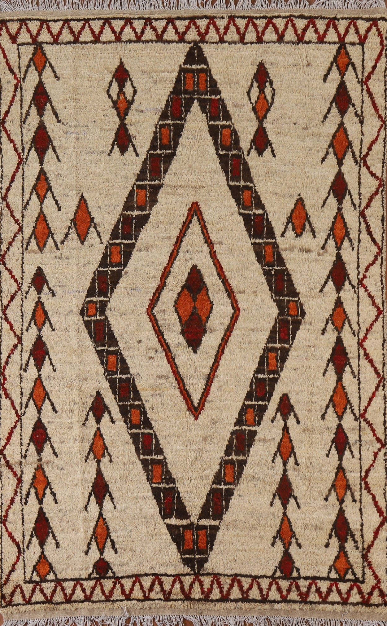 Tribal Moroccan Oriental Area Rug 5x8