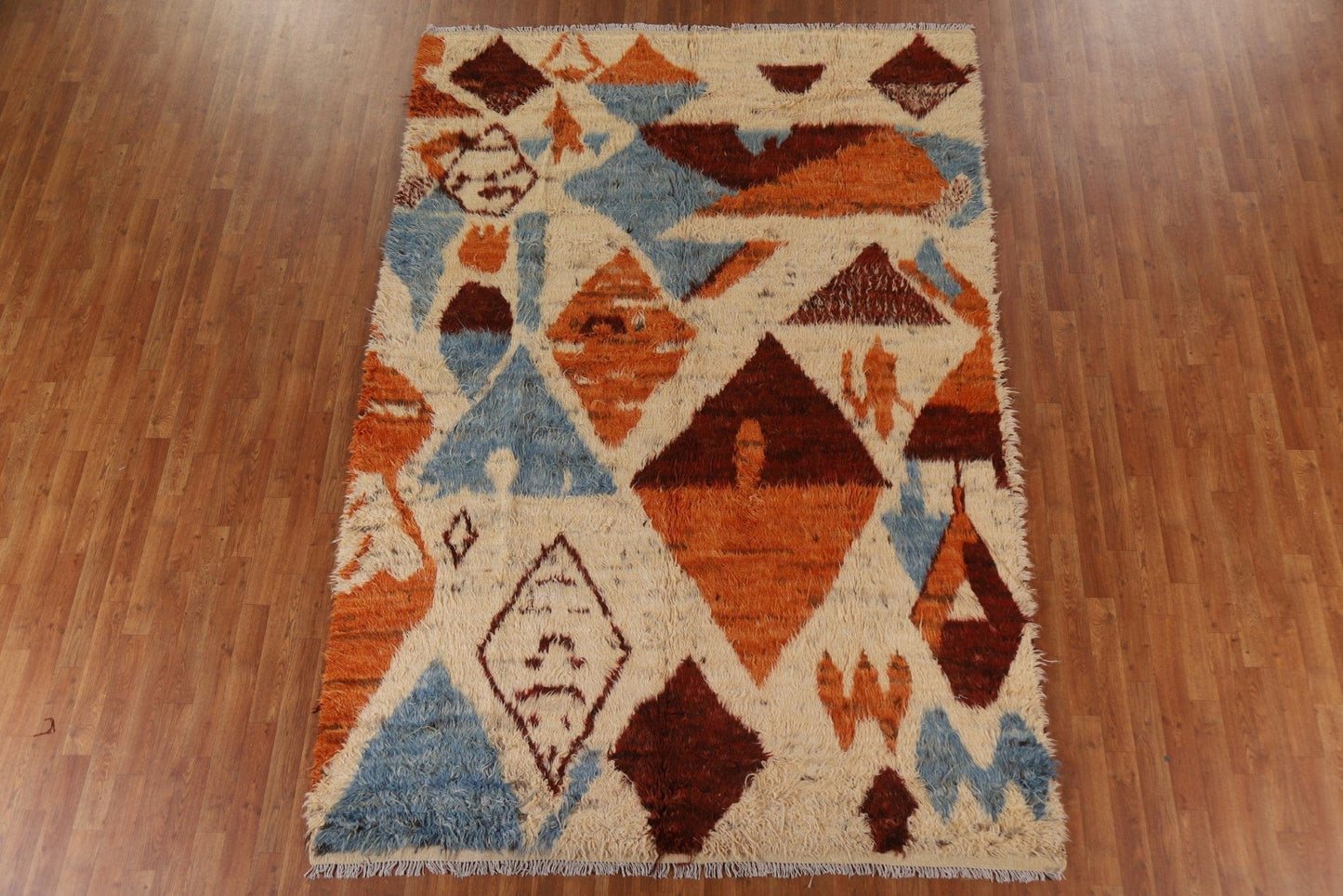 Tribal Moroccan Berber Area Rug 7x10