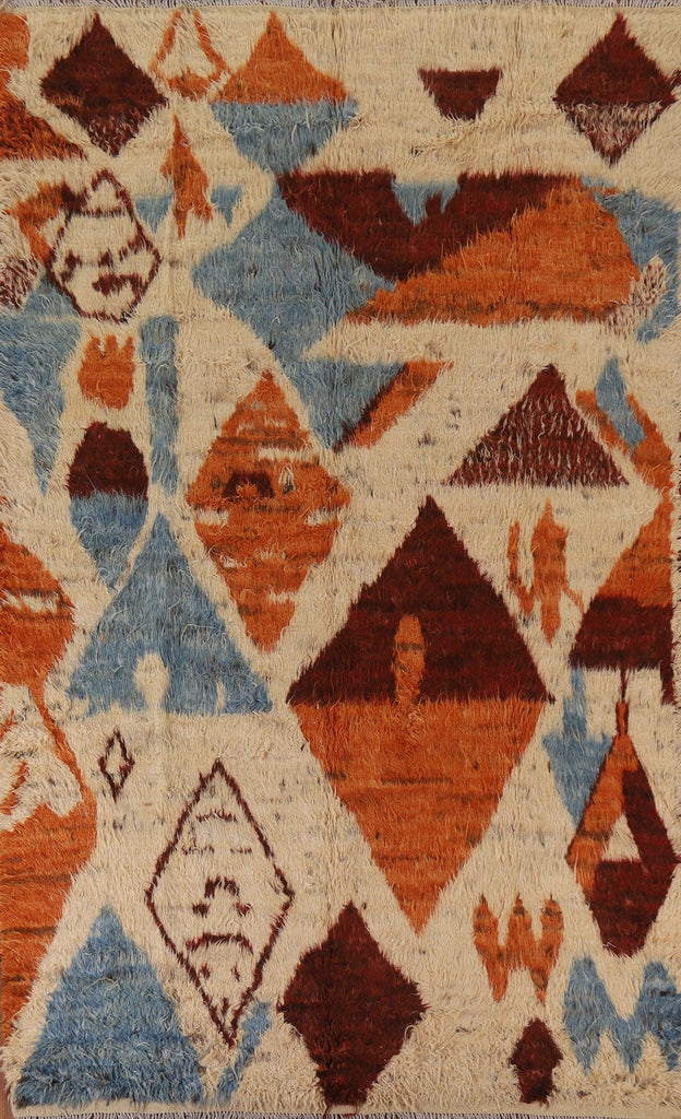 Tribal Moroccan Berber Area Rug 7x10