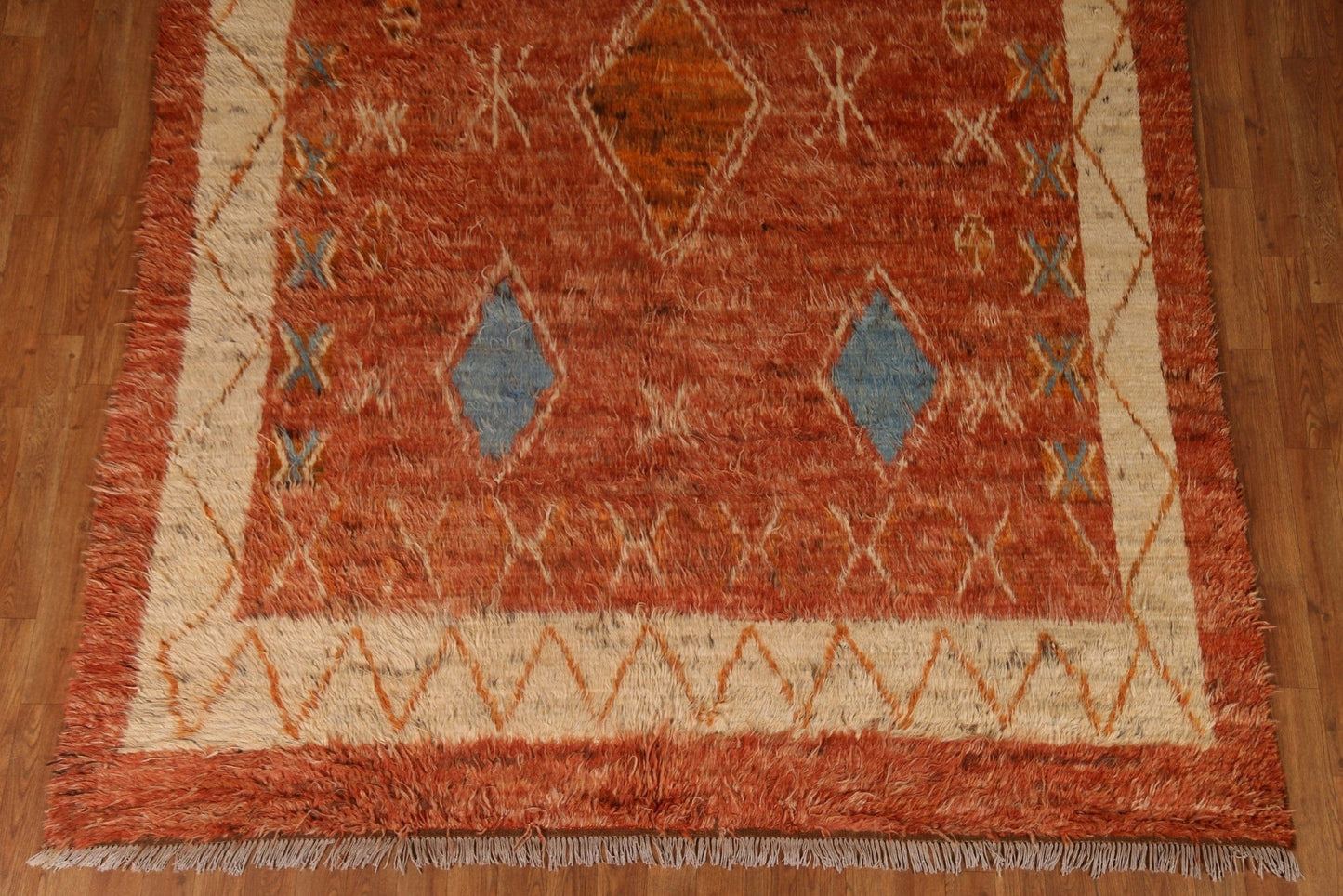 Tribal Moroccan Berber Wool Area Rug 7x10