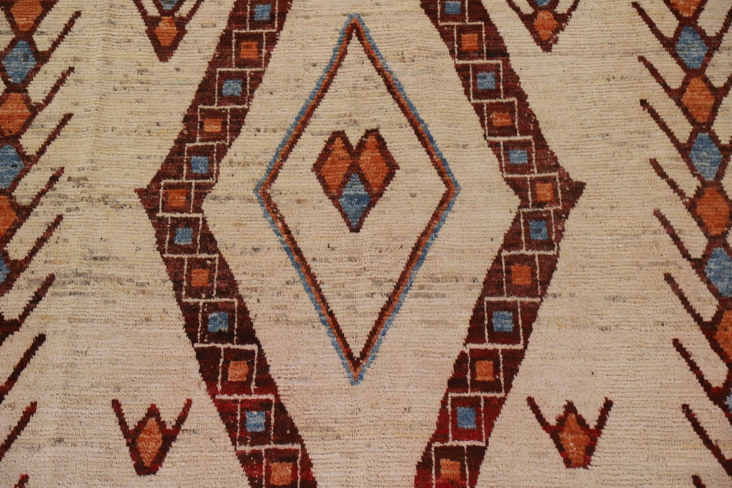 Tribal Moroccan Wool Area Rug 9x13