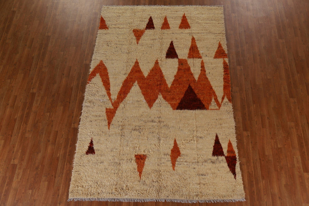 Moroccan Berber Wool Area Rug 7x10