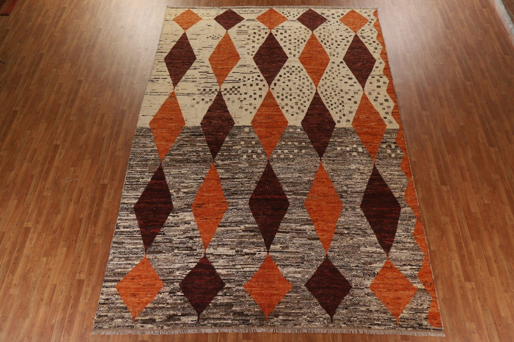 Geometric Moroccan Large Area Rug 10x14