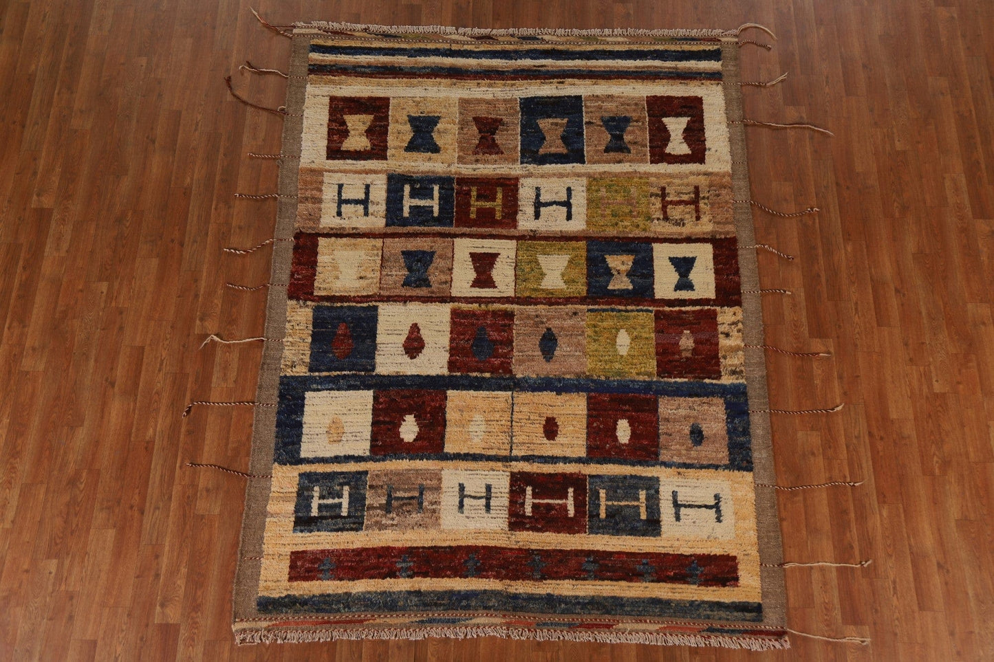 Handmade Moroccan Oriental Area Rug 6x8