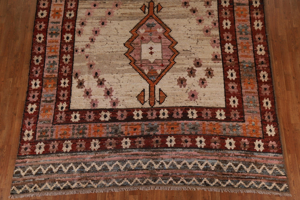 Geometric Moroccan Wool Area Rug 8x10