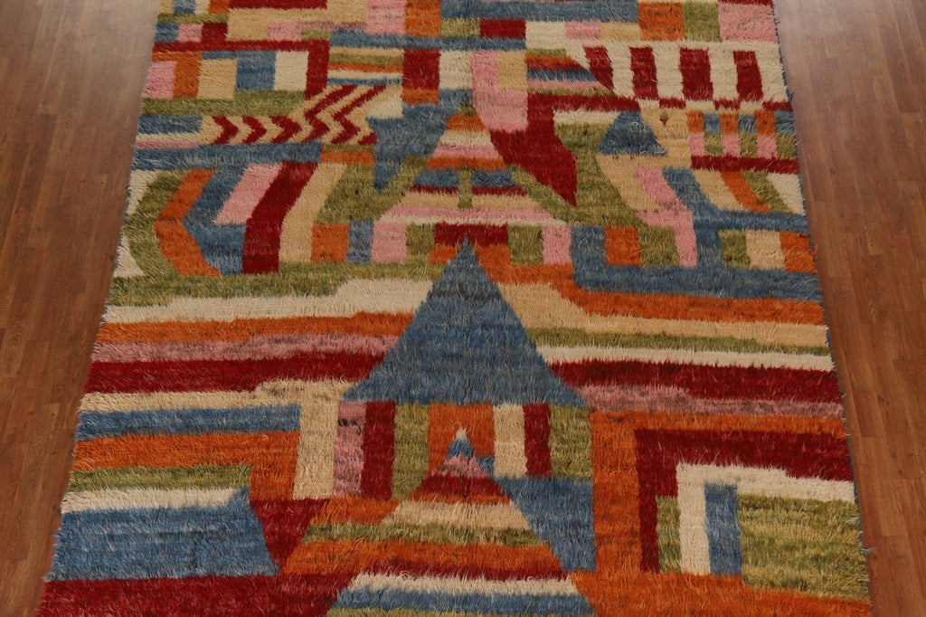 Geometric Moroccan Berber Area Rug 9x12