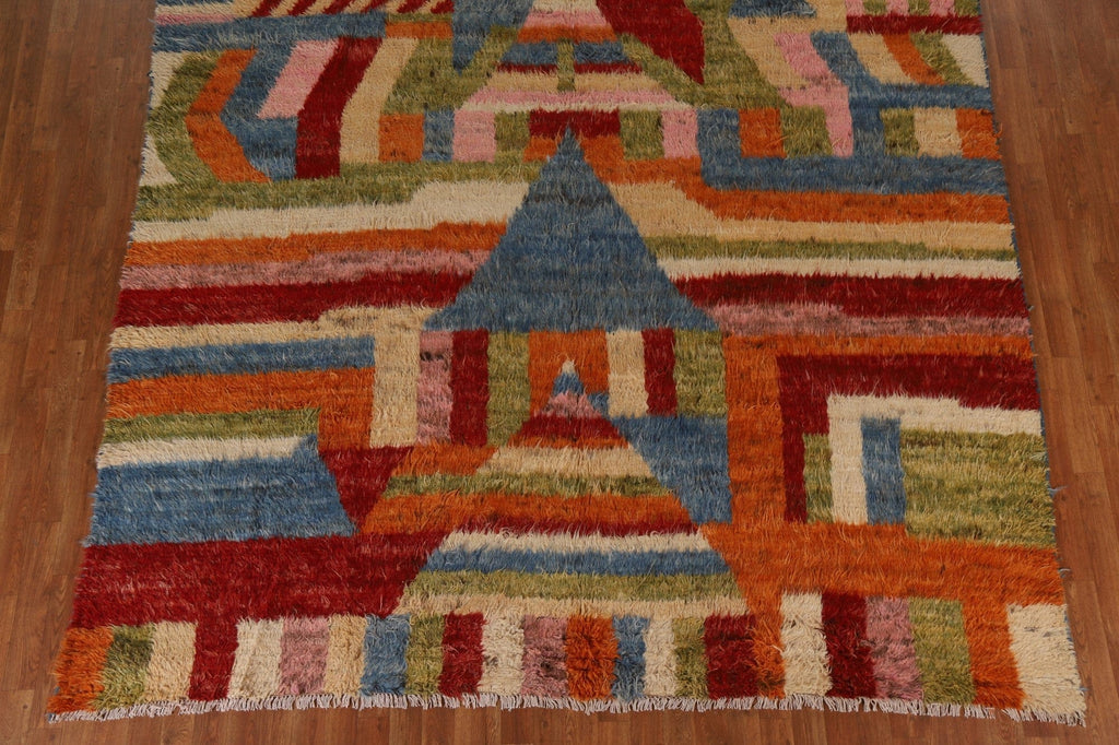 Geometric Moroccan Berber Area Rug 9x12