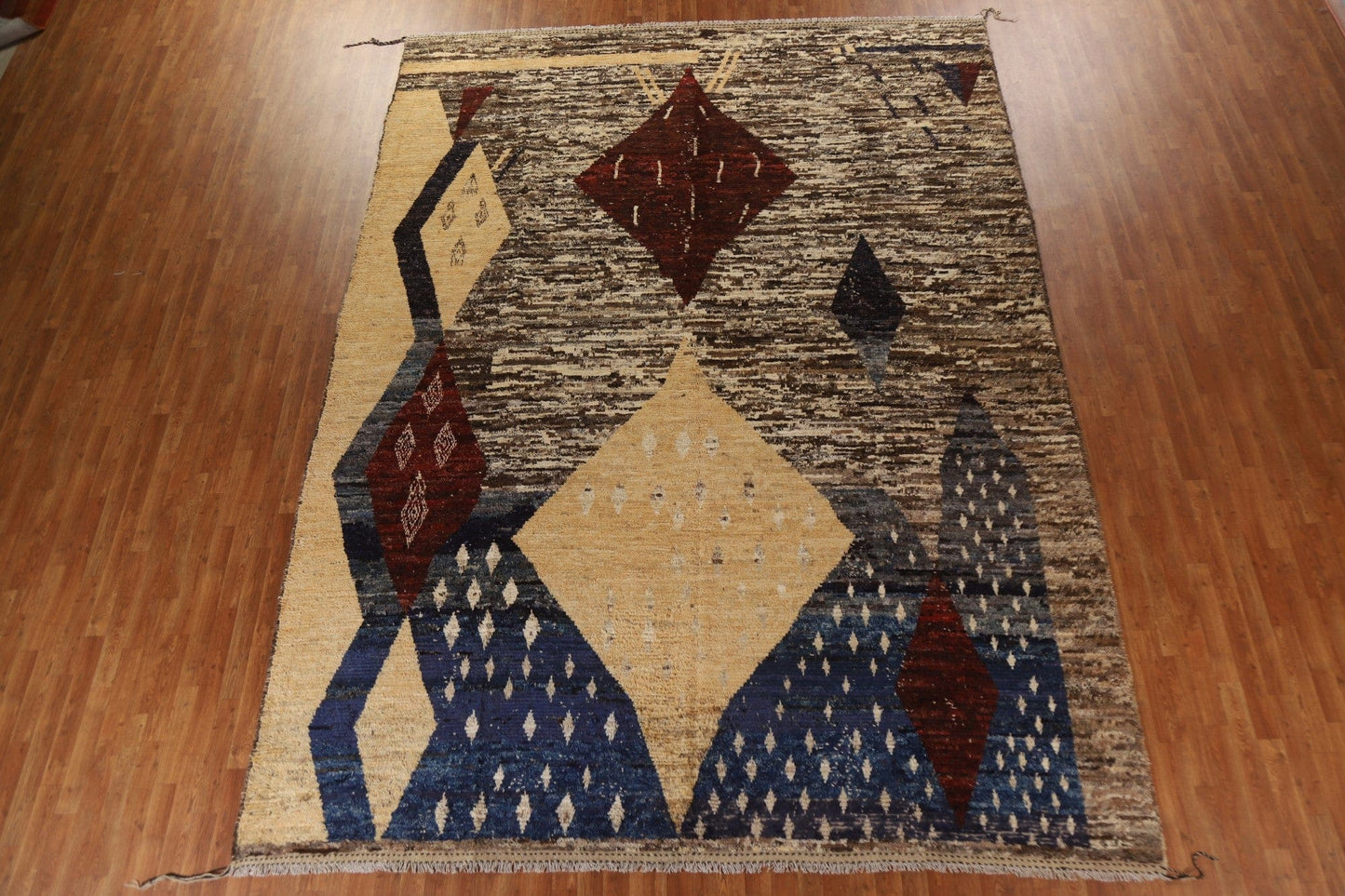 Handmade Moroccan Large Area Rug 10x14