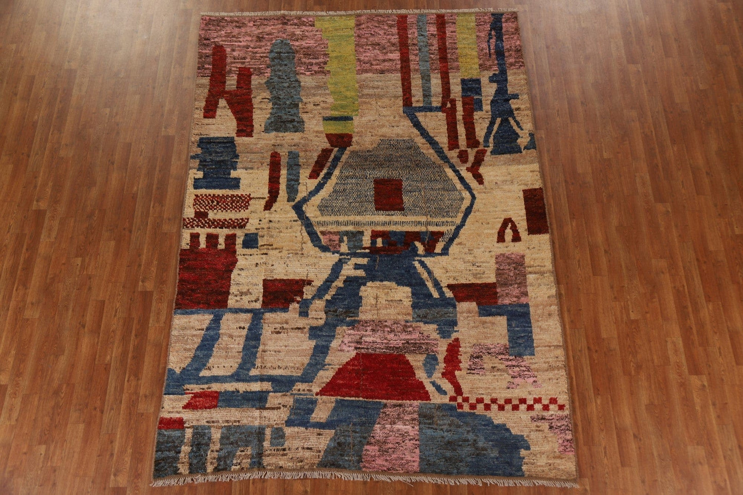 Geometric Moroccan Oriental Area Rug 7x10