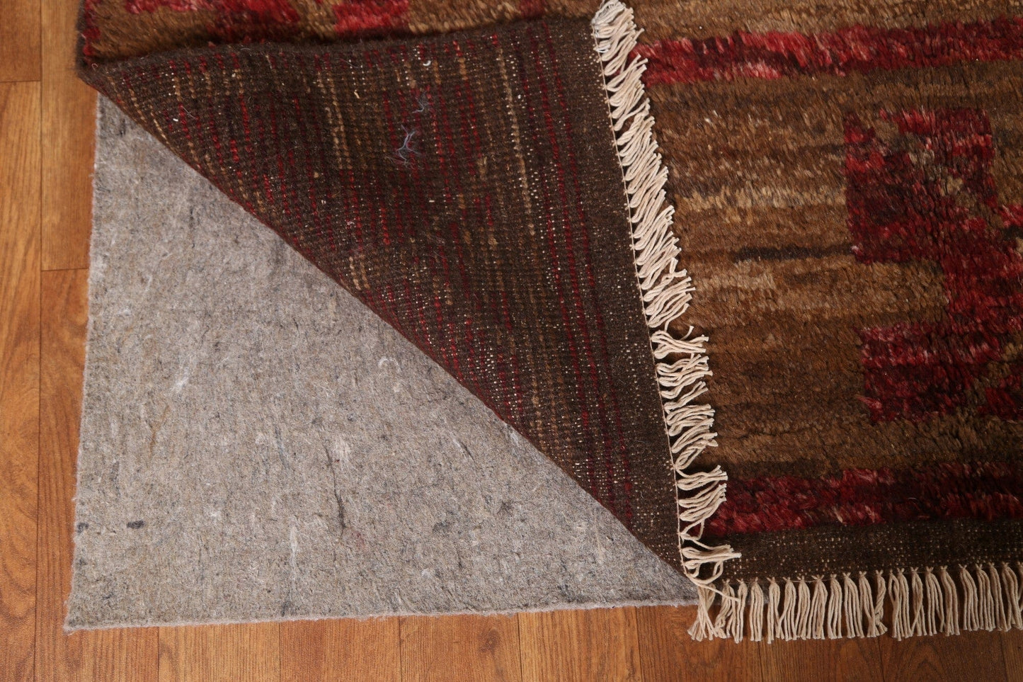 Brown Moroccan Wool Area Rug 8x10