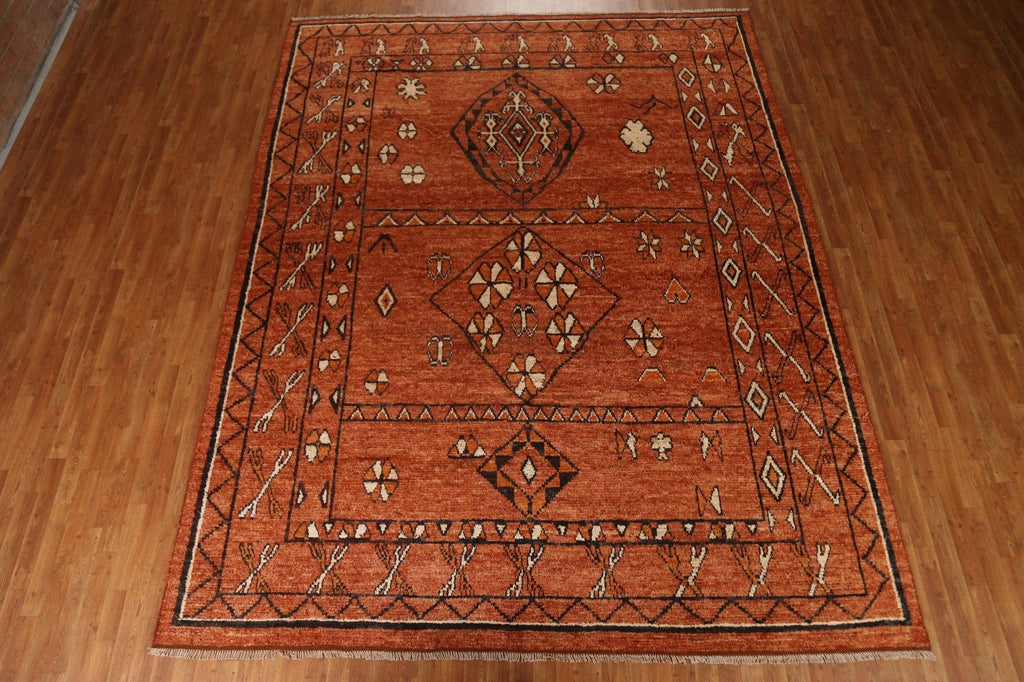 Tribal Moroccan Oriental Area Rug 10x12