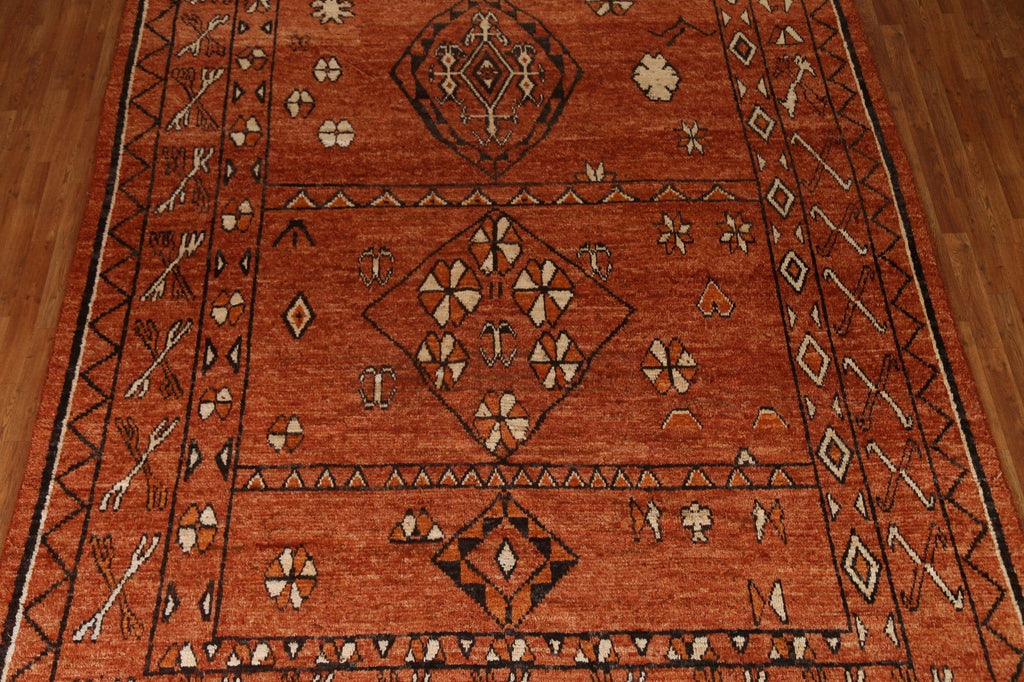 Tribal Moroccan Oriental Area Rug 10x12