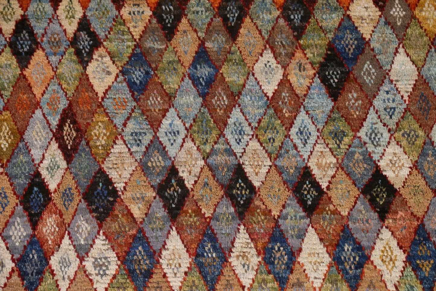 All-Over Trellis Moroccan Wool Area Rug 6x8