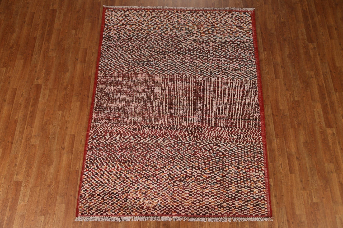 Handmade Moroccan Oriental Area Rug 6x8