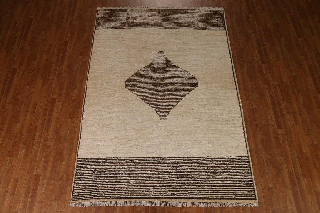 Tribal Moroccan Wool Area Rug 7x10