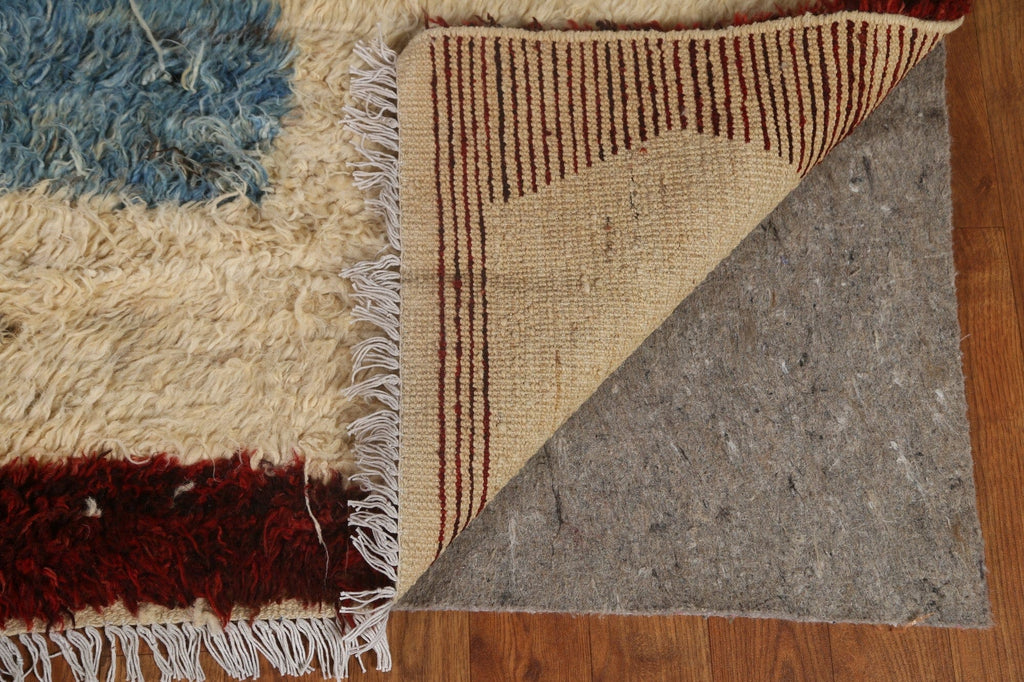 Tribal Moroccan Berber Wool Area Rug 9x12