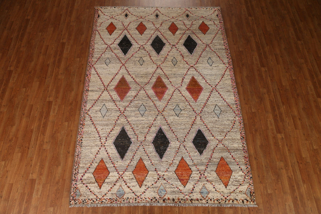 Geometric Moroccan Oriental Area Rug 7x10