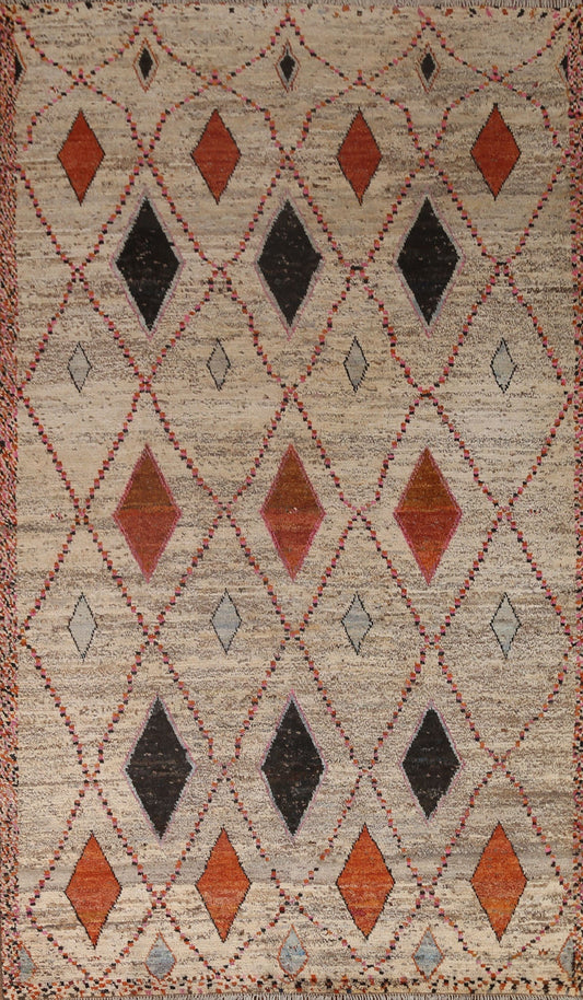 Geometric Moroccan Oriental Area Rug 7x10