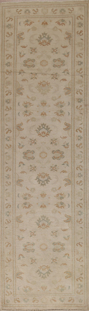 Floral Oushak Oriental Runner Rug 3x10