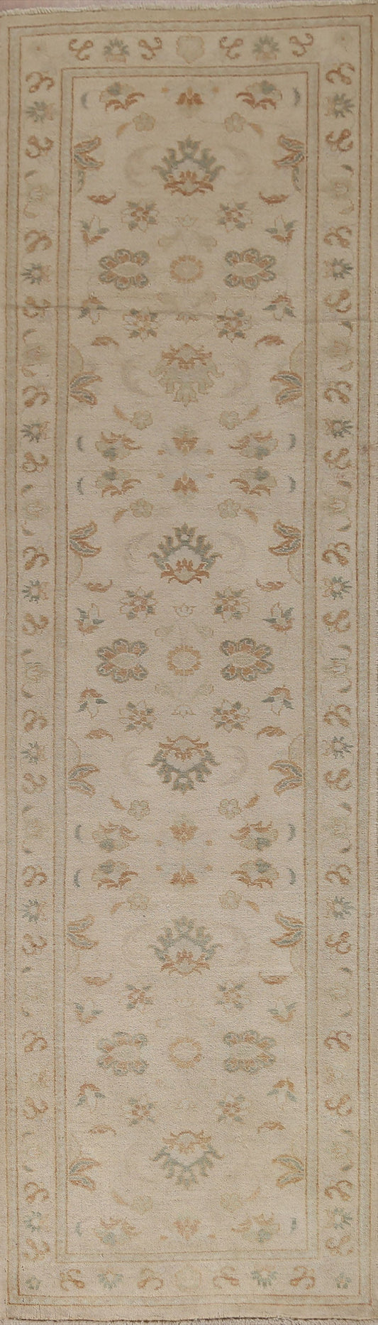 Floral Oushak Oriental Runner Rug 3x10