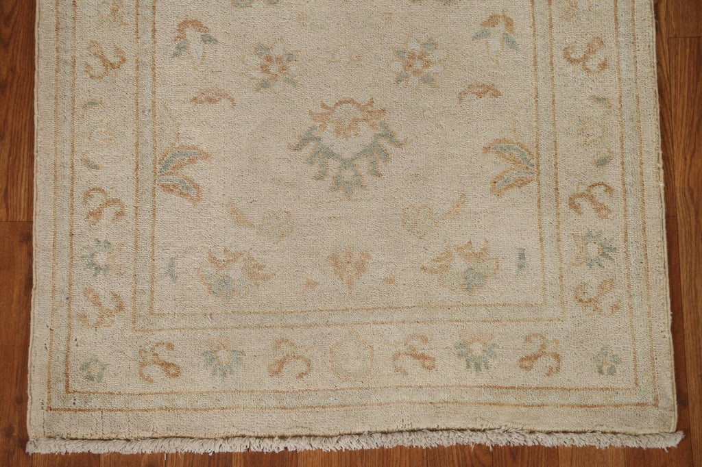 Floral Oushak Oriental Runner Rug 3x10