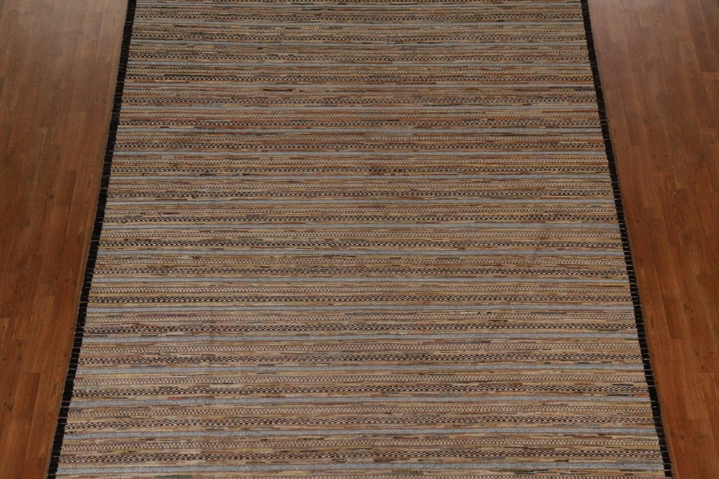 Striped Gabbeh Kashkoli Oriental Area Rug 8x10