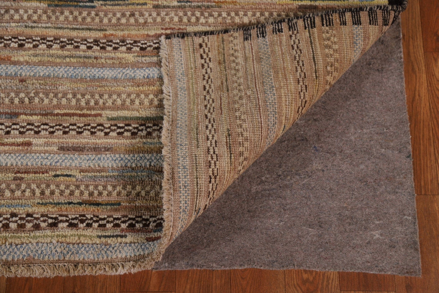 Striped Gabbeh Kashkoli Oriental Area Rug 8x10