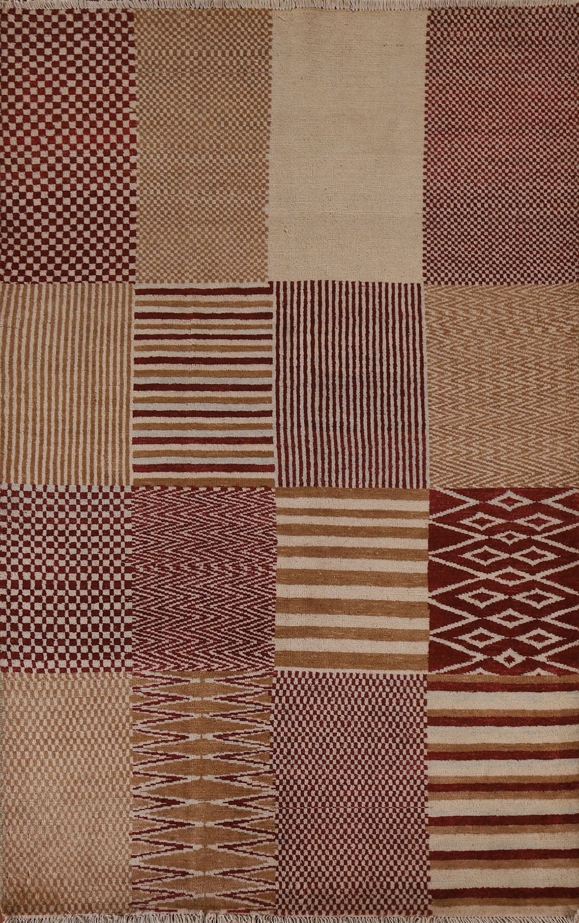 Gabbeh Kashkoli Contemporary Area Rug 4x6