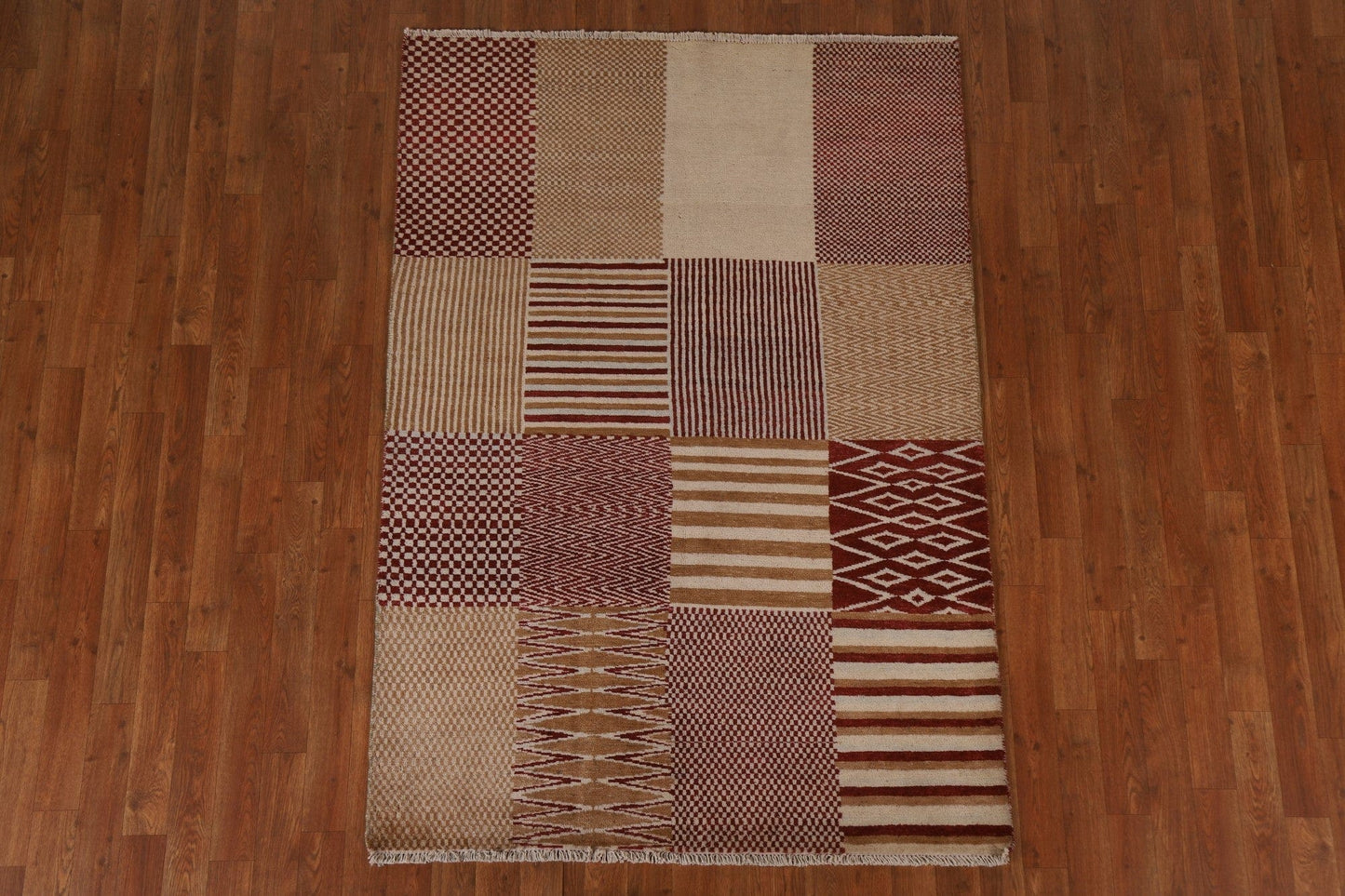 Gabbeh Kashkoli Contemporary Area Rug 4x6