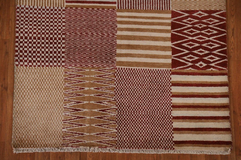 Gabbeh Kashkoli Contemporary Area Rug 4x6